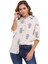 WH129 Nakış Detaylı Keten Kadın Gömlek10 1
