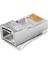 100 Adet Metal Cat6 Konnektör Cat6 Metal Jack RJ45 Başlık Metal Uç Cat 6 Başlık 3