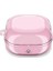 Samsung Galaxy Buds 2 Pro Kılıf Transparan Kancalı Silikon SF14 Pembe 1