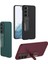 Galaxy S23 Plus Kılıf Kalemlikli Standlı Deri Görünüm Bordo 2