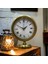 Eskitme Gold Metal Ofis Salon Otel Masa Saati 25*20 cm Y7 2