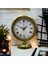 Eskitme Gold Metal Ofis Salon Otel Masa Saati 25*20 cm Y7 5