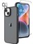 Apple iPhone 14 Kılıf Impact Alpin Mat Buzlu Kapak Siyah + Nano Ekran Koruyucu + Kamera Koruyucu 1