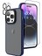 Apple iPhone 13 Pro Max Kılıf Impact Alpin Mat Buzlu Kapak Lacivert + Nano Ekran Koruyucu + Kamera Koruyucu 1