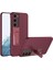 Samsung Galaxy S23 Kılıf Kalemlikli Standlı Deri Görünüm Bordo 1