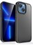 Apple iPhone 14 Plus Kılıf Impact Alpin Mat Buzlu Kapak Siyah 1