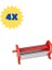 Güvercin Fırfırlı Yemlik 25 cm Metal 4 Adet 1