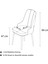 Concept Canisa Enoa Serisi Babyface Kumaş/beyaz Gürgen Ayaklı Sandalye 2