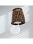 Rattan Duvar Aplik Bohem Dış Mekan Aplik 29X24CM 3