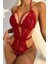 Kadın Dantelli Tül Şık Babydoll Gecelik - Tek Parça İç Çamaşırı Bodysuit - 6800 1