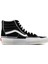 Sk8 Hi Reconstruct Unisex Çift Katmanlı Soyulabilen Süet Günlük Ayakkabı VN0005UK6BT1 Siyah 1