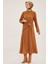 Lastik Detaylı Etekli Takım 22K6534 Çikolata 2