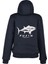 Tuna Hoodie Black Sweatshirt Kadın 3