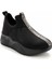 Siyah Streç Kadın Sneaker K01234061617 4