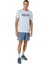 MEN COURT TENNIS GRAPHIC TEE M Mavi Kısa Kollu Tshirt-2041A259-406 1