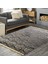 Antrasit Gold Kuşayağı Bordürlü Peluş Halı 120 X 180 Cm 2