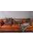 Kahverengi Doğal Kürk Koltuk Şal Takımı Şal 50 X 180 Cm, Yastık 50 X 50 Cm, Bel Yastığı 35 X 60 Cm 3