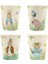 - Peter Rabbit In The Garden Cups - Peter Rabbit Bahçede Bardaklar - 8'li 1