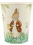 - Peter Rabbit In The Garden Cups - Peter Rabbit Bahçede Bardaklar - 8'li 5