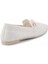 Beyaz Triko Kadın Loafer Ayakkabı K01320302082 4