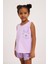 Lavender Kız Çocuk Dantelli Pijama Üst Lila 1