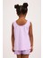 Lavender Kız Çocuk Dantelli Pijama Üst Lila 2