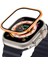 Apple Watch Ultra 49MM Metal Çerçeveli Ekran Koruyucu Turuncu 1
