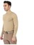 Bej Uzun Kol Microfiber T-Shirt - Sporcu Tişörtü 3
