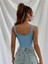 Kadın Askılı Crop Top Bluz 2