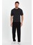 Koyu Füme Erkek Yarım Balıkçı Düz Triko T-SHIRT-TRZ19129R13S 2