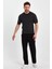 Koyu Füme Erkek Yarım Balıkçı Düz Triko T-SHIRT-TRZ19129R13S 3