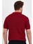 Bordo Erkek Polo Yaka Çizgili Triko T-SHIRT-TRZ19124R04S 4