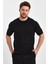 Siyah Erkek Yarım Balıkçı Düz Triko T-SHIRT-TRZ19129R05S 1