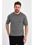 Füme Erkek Yarım Balıkçı Düz Triko T-SHIRT-TRZ19129R14S 1