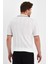 Beyaz Erkek Polo Yaka Çizgili Triko T-SHIRT-TRZ19109R05S 3