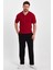 Kırmızı Erkek Polo Yaka Çizgili Triko T-SHIRT-TRZ19109R02S 3