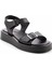 Siyah Leather Kadın Sandalet K05906500503 3