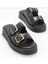 Siyah Leather Kadın Terlik K05906100003 1