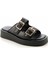 Siyah Leather Kadın Terlik K05906100003 3