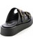 Siyah Leather Kadın Terlik K05906100003 4