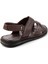 Kahve Leather Erkek Sandalet E05804024103 4
