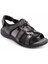 Siyah Leather Erkek Sandalet E05272000203 3