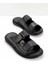 Siyah Leather Erkek Terlik E04804018203 1