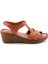 Taba Leather Kadın Sandalet K05827115103 2
