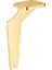 Aksesuar Tabanca 15 cm Gold Metal Ayak 4'lü 1