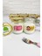 Mama - Yoğurt Kavanozu Değerler Meyveler ve Hayvanlar Etiketli 210 ml Gold Kapaklı 10'lu 4