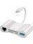 BYL-1034 RJ45 Lan 100MHZ Lightning Şarj Bağlantılı Otg Dönüştürücü 1