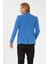 5106 Dar Kalıp Yarım Astarlı İndigo Blazer Ceket 4