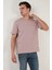 Bisiklet Yaka Tek Cepli Pamuklu Oversize T Shirt Erkek T Shirt 5902305 4