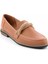 Taba Leather Kadın Loafer Ayakkabı K01586213303 3